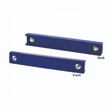 INV-VER Blue Vinyl Sleeve Magnetic License Plate Holders 6PMAG